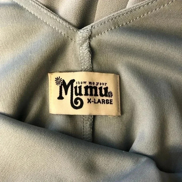 Show Me Your MUMU Blue Maxi Dress. Size: XL - Picture 10 of 12